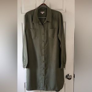Merona button down dress